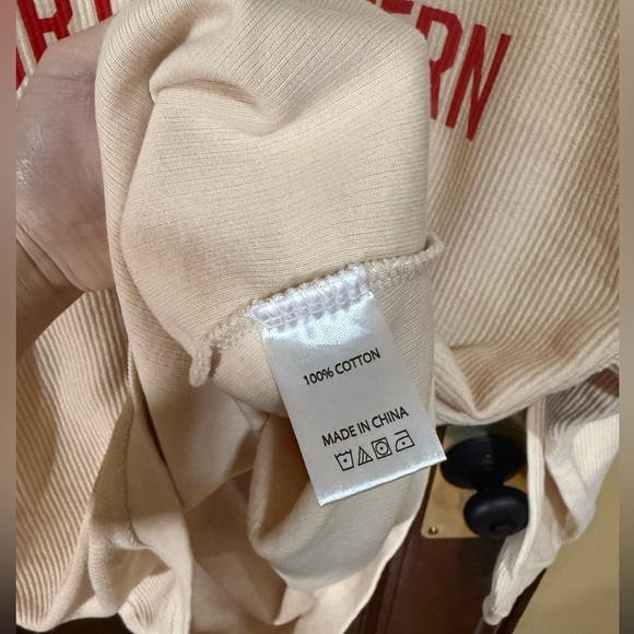 Northeastern Chicka-d Oversized Corded Crewneck - Picture 4 of 4